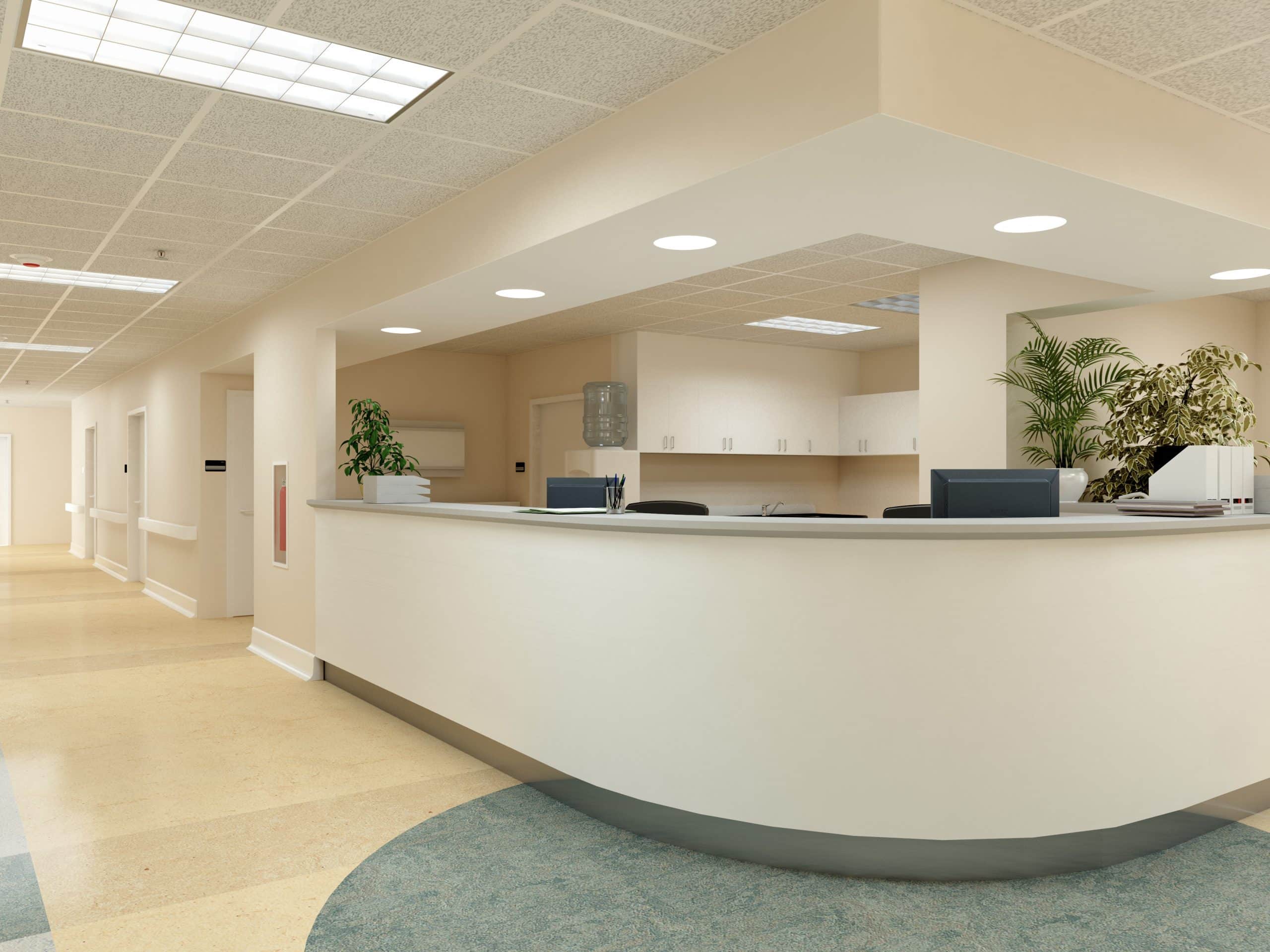 Hospital. 3d rendering